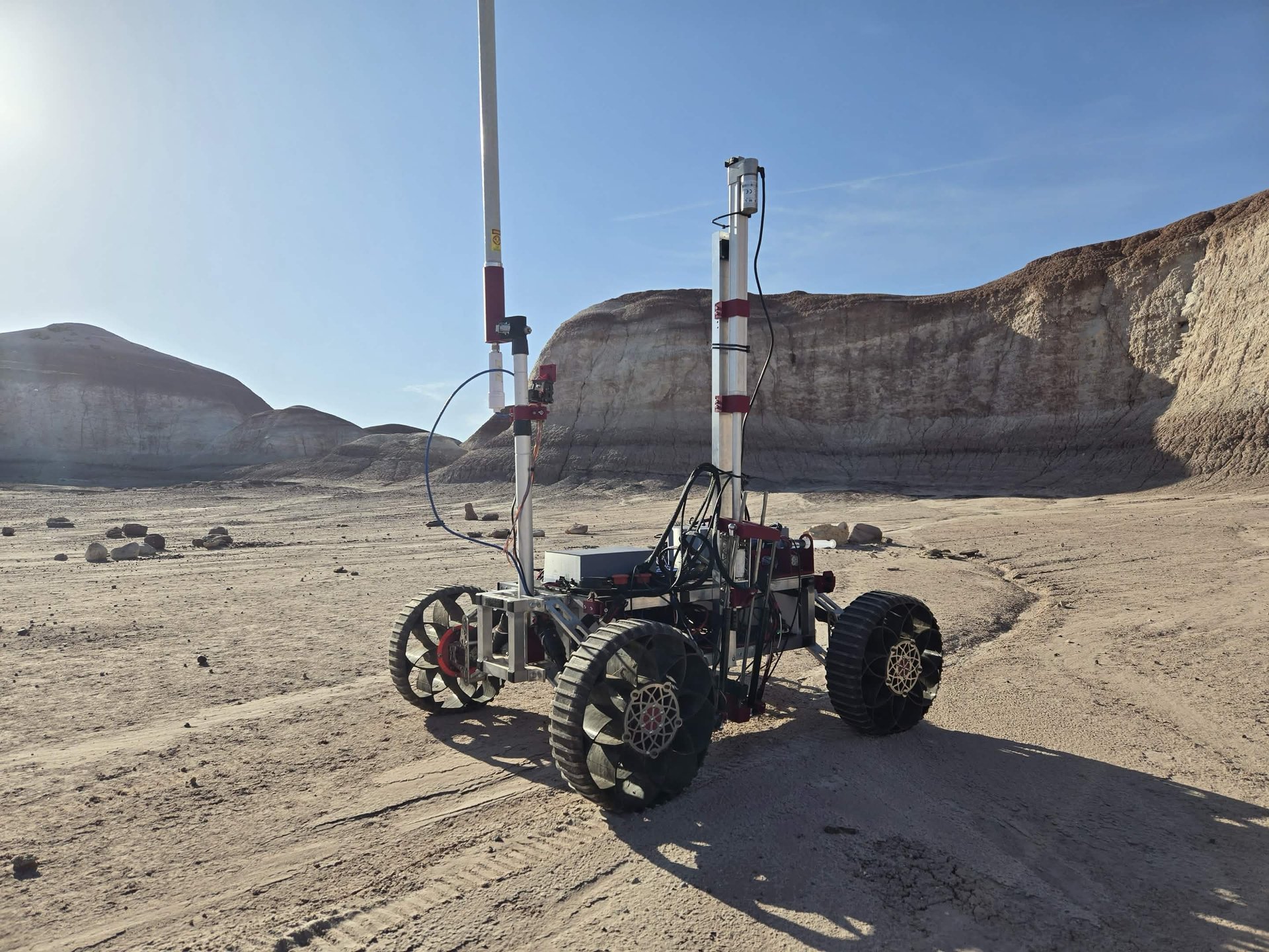 Rover at Mars Desert Research Station in Utah